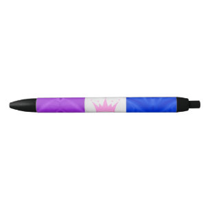 Caneta Preta Bandeira do orgulho da cultura drag SlipperyJoe's 