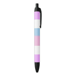 Caneta Preta Bandeira do Orgulho Intersexo