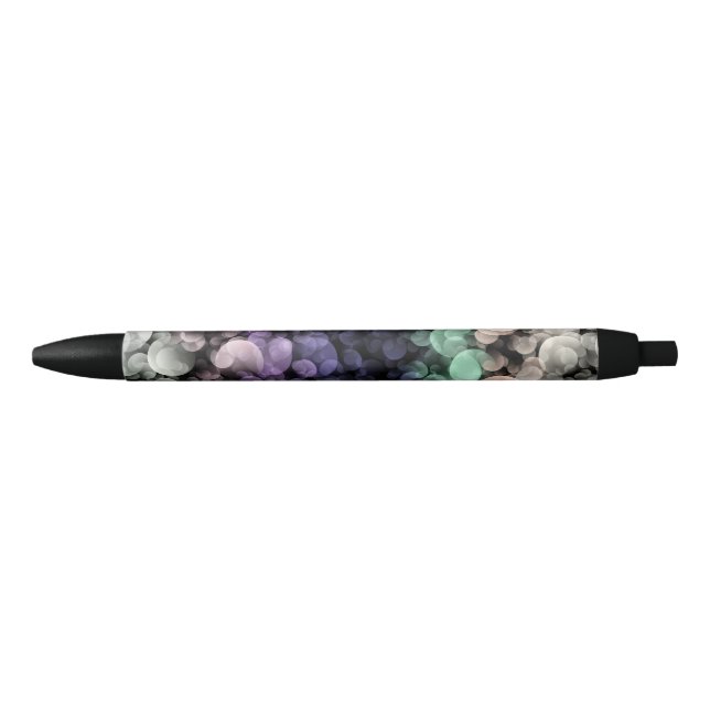 Caneta Preta Bandeira do Orgulho Uingender Groovy Boho Bolhas E (Frente)