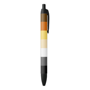 Caneta Preta Bandeira do Orgulho Urso