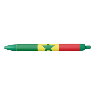 Caneta Preta Bandeira do Senegal