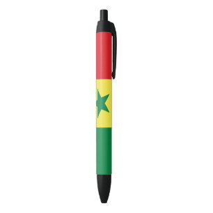 Caneta Preta Bandeira do Senegal