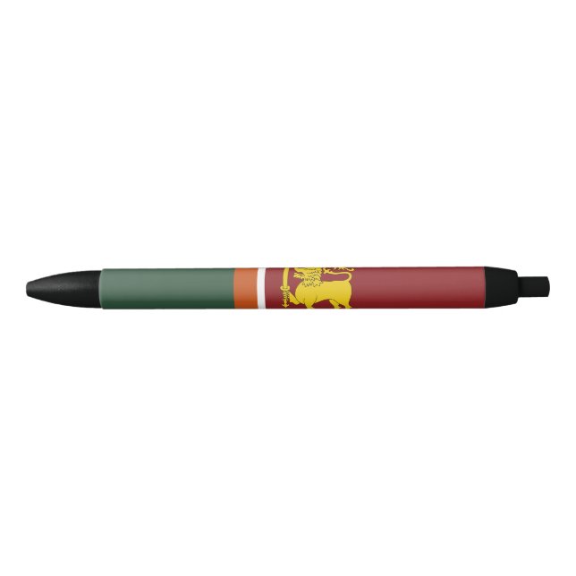 Caneta Preta Bandeira do Sri Lanka (Frente)