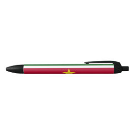 Caneta Preta Bandeira do Suriname