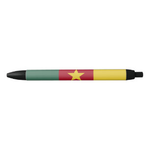 Caneta Preta Bandeira dos Camarões