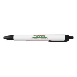 Caneta Preta Bandeira Estadual da Califórnia