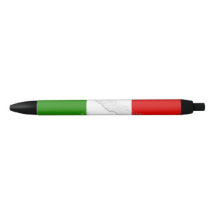 Caneta Preta Bandeira italiana