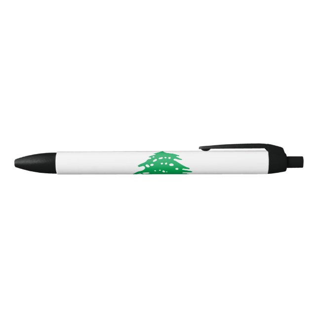 Caneta Preta Bandeira Libanesa (Bandeira do Líbano) (parte de cima)