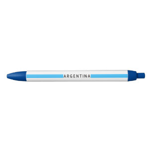 Caneta Preta Bandeira minimalista argentina
