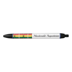 Caneta Preta Bandeira Personalizada do GANA