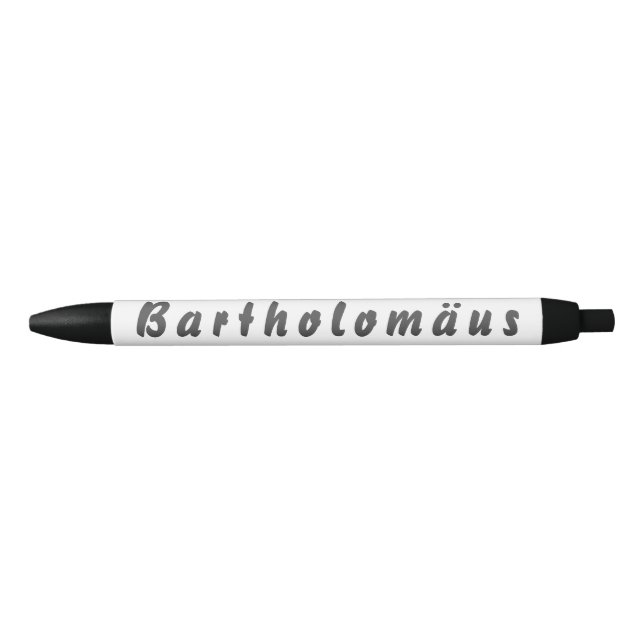Caneta Preta Bartholomäus Kugelschreiber (Frente)
