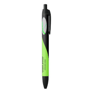 Caneta Preta Bean Verde