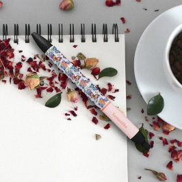 Caneta Preta Belas Borboletas Coloridas Fofas para Estudantes