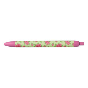 Caneta Preta Beleza cor-de-rosa
