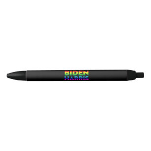 Caneta Preta "Biden Harris" Blac Pride lgbtq lgbt cor do arco-
