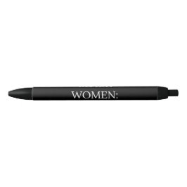 Caneta Preta Black Women Rest Pens