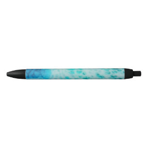Caneta Preta Blue Crush - Obra de Arte Costeira Abstrata
