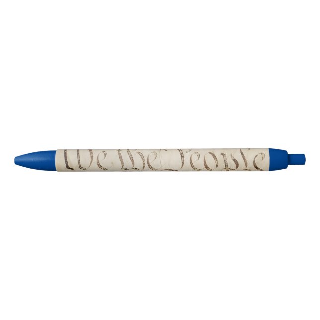 Caneta Preta Blue We the Pessoas 250th Anniversário Black Ink C (Frente)