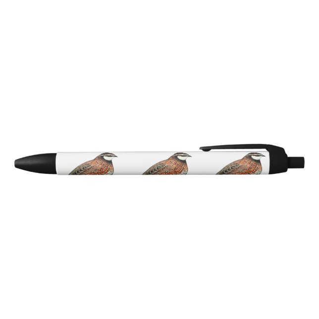 Caneta Preta Bobwhite Quail Rooster (parte de cima)