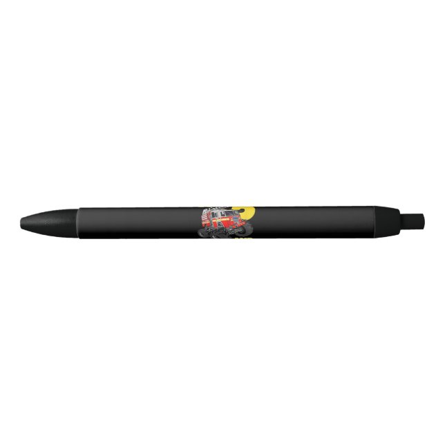 Caneta Preta Bombeiro 5 Birthday Boy 5 Bombeiro Gift (Frente)