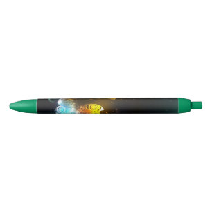 Caneta Preta Borboleta Luminosa e borboletas noturnas
