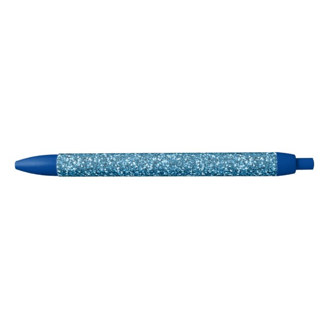 Caneta Preta Boston Blue Glitter (Frente)