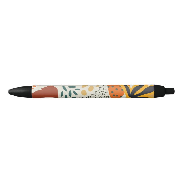 Caneta Preta Botânica moderna (Frente)