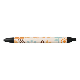 Caneta Preta Botânico minimalista