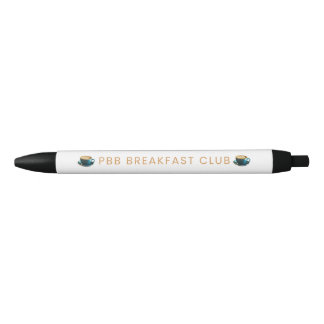 Caneta Preta Breakfast Club Pen