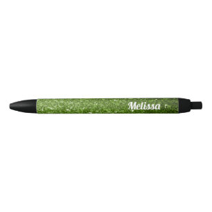 Caneta Preta Brilhante verde-claro brilha faíscas personalizar