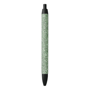 Caneta Preta Brilho verde Sparkling do falso