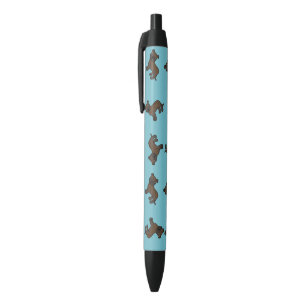 Caneta Preta Brindle Staffordshire Bull Terrier Pattern
