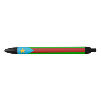 Caneta Preta Brio Flag Pen