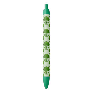 Caneta Preta Brócolis de desenho animado