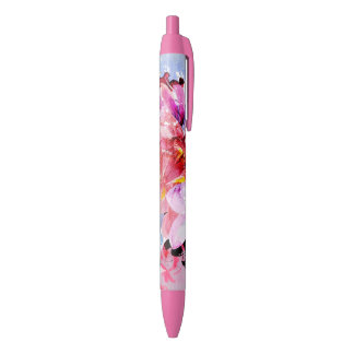 Caneta Preta Buquê bonito das flores
