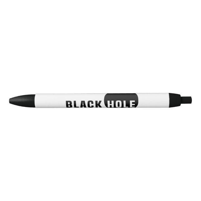 Caneta Preta Buraco Negro (Frente)