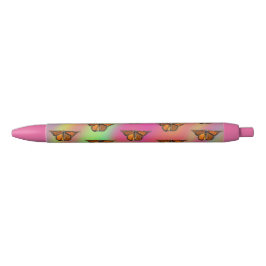 Caneta Preta Butterflies Pen