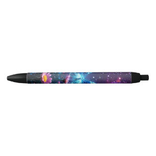 Caneta Preta Butterfly Paradise