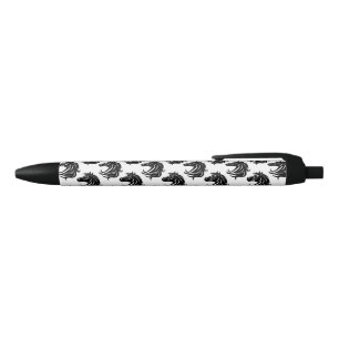Caneta Preta Cabeça de Cavalo Preto Magnífico