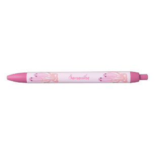 Caneta Preta Calçados De Balé Bonitos, A Rosa Kawaii Personal