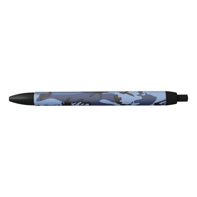 Caneta Preta Camuflagem Azul marinho, Militar, Exército (Frente)