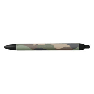 Caneta Preta Camuflagem Woodland Camo Militar Khaki Tan Preto