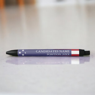 Caneta Preta Candidato personalizado para eleição