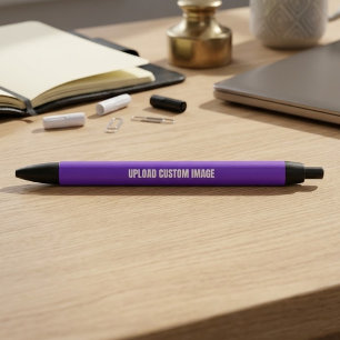 Caneta Preta Carregar imagem personalizada - Adicione a sua par