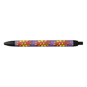 Caneta Preta Cartoon Boom Thunder_Cove