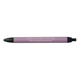 Caneta Preta Casamento Noiva Guest Gift Roxo