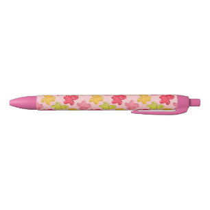 Caneta Preta Cavalo Gummy Fruta Tropical Rosa