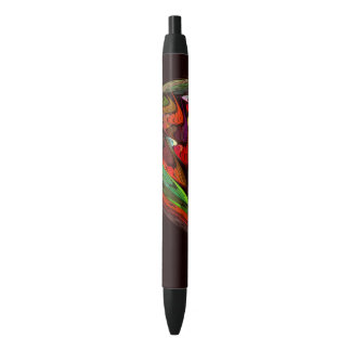 Caneta Preta Chameleon Abstrato Art