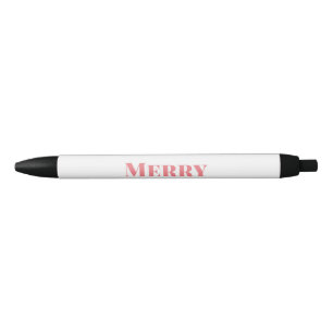 Caneta Preta Chapéu vermelho verde feliz Natal adicionar nome t