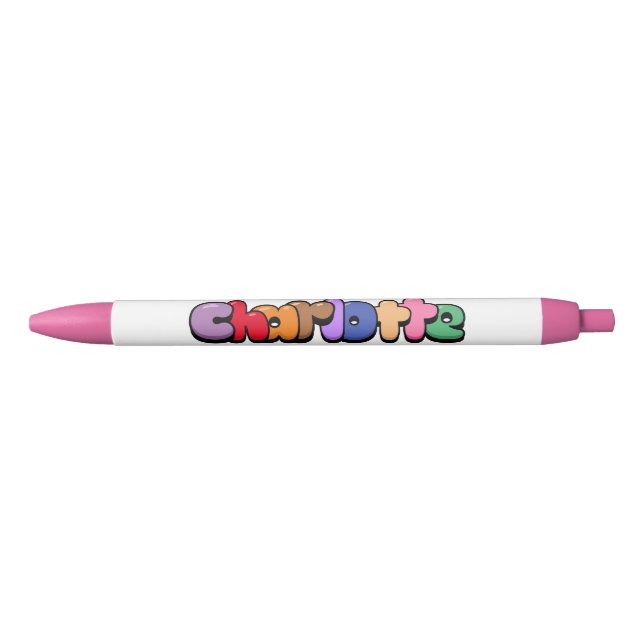Caneta Preta Charlotte (Frente)